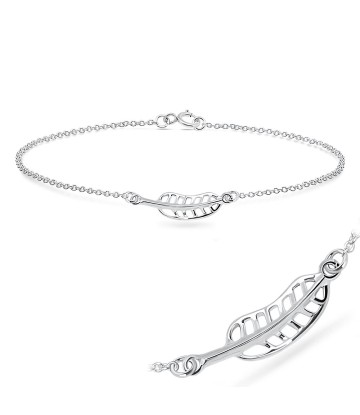 Leaf Silver Bracelet BRS-63